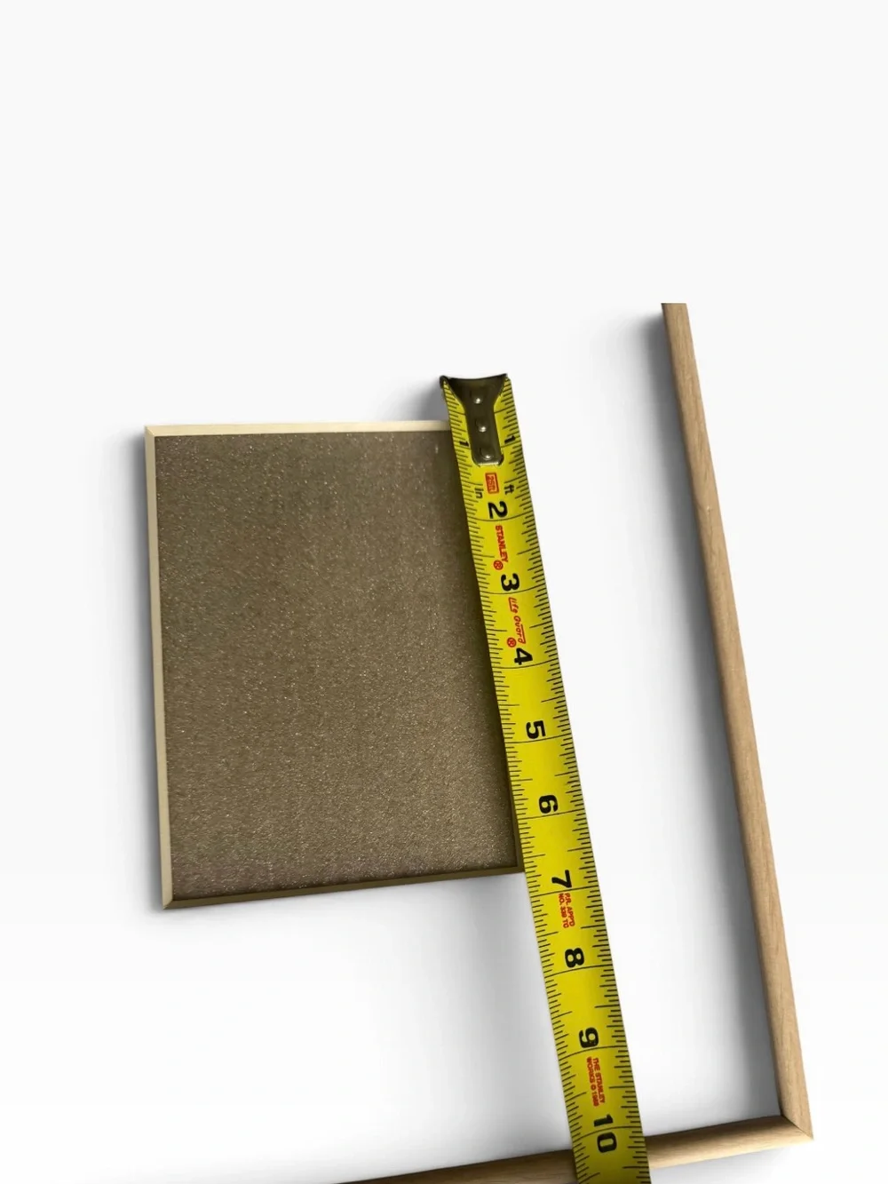 Set of 3 Natural Wood Picture Frames White Mats 5x7 Gallery Wall